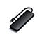 Schwarzer USB-C Hub von Satechi, Detailansicht.