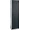 Schäfer Shop Armoire à matériel Genius FS, 5 HC, verrouillable, 2 tablettes/6 tiroirs, jusqu'à 250 kg, L 545 x P 520 x H 1950 mm, acier, alu blanc/gris anthracite