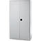 Schäfer Shop Armoire à matériel Genius FS, 5 HC, verrouillable, 4 tablettes/12 tiroirs, jusqu'à 450 kg, L 1055 x P 520 x H 1950 mm, acier, alu blanc/alu blanc