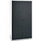 Schäfer Shop Armoire à matériel Genius FS, 5 HC, verrouillable, 4 tablettes/12 tiroirs, jusqu'à 450 kg, L 1055 x P 520 x H 1950 mm, acier, alu blanc/gris anthracite