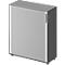 Schäfer Shop Armoire Genius à rideau transversal TETRIS WOOD, 3 HC, L 1000 mm, hauteur avec patins, graphite