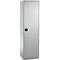 Schäfer Shop Armoire multi-usages Genius FS, modulaire, extensible individuellement, 2 étagères, jusqu'à 250 kg, L 545 x P 520 x H 1950 mm, acier, aluminium blanc/aluminium blanc