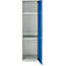 Schäfer Shop Armoire multi-usages Genius FS, modulaire, extensible individuellement, 2 étagères, jusqu'à 250 kg, L 545 x P 520 x H 1950 mm, acier, gris clair/bleu gentiane