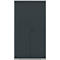 Schäfer Shop Armoire multi-usages Genius FS, modulaire, extensible individuellement, paroi médiane, 4 étagères, jusqu'à 450 kg, L 1055 x P 520 x H 1950 mm, alu blanc/gris anthracite