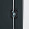 Schäfer Shop Armoire multi-usages Genius FS, modulaire, extensible individuellement, paroi médiane, 4 étagères, jusqu'à 450 kg, L 1055 x P 520 x H 1950 mm, alu blanc/gris anthracite