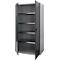 Schäfer Shop Armoire pour charges lourdes Genius FS, tôle d'acier, L 1055 x P 520 x H 1950 mm, 5 HC, alu blanc/gris anthracite, jusqu'à 1000 kg