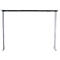 Schäfer Shop Bureau Genius AERO FLEX, réglage électrique de la hauteur, rectangle, pied en T, L 1600 mm, gris clair/blanc alu