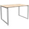 Schäfer Shop Bureau Genius Modena Flex, réglable en hauteur, forme rectangulaire, pied en forme d'étrier, largeur 1200 mm, blanc