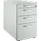 Schäfer Shop Caisson fixe Genius 1336, avec poignée ronde, L 435 x H 717 mm, gris clair/gris clair/gris clair