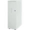 Schäfer Shop Caisson haut Genius TETRIS WOOD - 3 compartiments + 1 tiroir pour accessoires - l. 426 x P 803 x H 1296 mm - gris clair