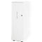 Schäfer Shop Caisson haut Genius TETRIS WOOD, 3 tiroirs + 1 tiroir à ustensiles, L 424 x P 803 x H 1296 mm, blanc