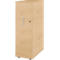Schäfer Shop Caisson haut Genius TETRIS WOOD, 3 tiroirs + 1 tiroir à ustensiles, L 424 x P 803 x H 1296 mm, érable