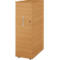 Schäfer Shop Caisson haut Genius TETRIS WOOD, 3 tiroirs + 1 tiroir à ustensiles, L 424 x P 803 x H 1296 mm, hêtre
