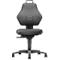 Schäfer Shop Chaise de travail Genius, sans accoudoirs, mécanisme auto-synchrone, roulettes doubles, similicuir, noir
