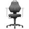 Schäfer Shop Chaise de travail Genius, sans accoudoirs, mécanisme auto-synchrone, roulettes doubles, similicuir, noir