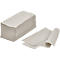 Schäfer Shop Essuie-mains en papier Pure plié en zigzag, 1 épaisseur, L 250 x l 230 mm, résistant à la déchirure, 5000 feuilles, naturel