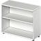 Schäfer Shop Étagère Genius TETRIS WOOD, 2 HC, hauteur avec patins, L 1000 mm, gris clair