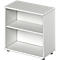 Schäfer Shop Étagère Genius TETRIS WOOD, 2 HC, hauteur avec patins, L 800 mm, gris clair