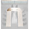 Schäfer Shop Genius aanbouwtafel BST, kwart cirkel, ronde buisvoet, B 800 x D 800 x H 717 mm, eiken decor/blank aluminium RAL 9006
