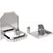 Schäfer Shop Genius Abfallsammler für FS Putzmittelschränke, Stahlblech weißaluminium RAL 9006, B 910 x T 490 x H 80 mm