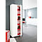 Schäfer Shop Genius armario con puerta abatible TETRIS WOOD, 6 OH, altura incl. guías, W 800 mm, blanco