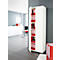 Schäfer Shop Genius armario con puerta abatible TETRIS WOOD, 6 OH, altura incl. guías, W 800 mm, blanco