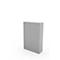 Schäfer Shop Genius Armario de puertas batientes TETRIS WALL, 5 alturas de archivo, bisagra de puerta a la derecha, An 1200 x P 440 x Al 1880 mm, gris luminoso