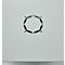 Schäfer Shop Genius armoire à double porte FS, acier, avec trous de ventilation, L 1055 x P 520 x H 1105 mm, 3 OH, gris clair/gris clair, jusqu'à 300 kg