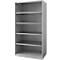 Schäfer Shop Genius Armoire à étagères FS, en tôle d'acier, avec trous de ventilation, L 1055 x P 620 x H 1950 mm, 5 OH, aluminium blanc, jusqu'à 500 kg