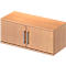Schäfer Shop Genius Armoire à portes battantes à poser TETRIS WOOD, 1 HC, l. 1000 x H 400 mm, coloris hêtre