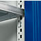 Schäfer Shop Genius Armoire à portes battantes FS, acier, avec trous d'aération, L 1055 x P 420 x H 1105 mm, 3 HC, gris clair/bleu gentiane, jusqu'à 450 kg