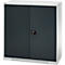 Schäfer Shop Genius Armoire à portes battantes FS, acier, avec trous d'aération, L 1055 x P 420 x H 1105 mm, 3 HC, gris clair/gris anthracite, jusqu'à 450 kg