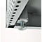 Schäfer Shop Genius Armoire à portes battantes FS, acier, avec trous d'aération, L 1055 x P 420 x H 1105 mm, 3 HC, gris clair/gris anthracite, jusqu'à 450 kg