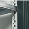 Schäfer Shop Genius Armoire à portes battantes FS, acier, avec trous d'aération, L 1055 x P 420 x H 1105 mm, 3 HC, gris clair/gris anthracite, jusqu'à 450 kg