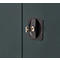 Schäfer Shop Genius Armoire à portes battantes FS, acier, avec trous d'aération, L 1055 x P 420 x H 1105 mm, 3 HC, gris clair/gris anthracite, jusqu'à 450 kg
