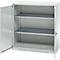 Schäfer Shop Genius Armoire à portes battantes FS, acier, avec trous d'aération, L 1055 x P 420 x H 1105 mm, 3 HC, gris clair/gris clair, jusqu'à 450 kg