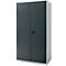 Schäfer Shop Genius Armoire à portes battantes FS, acier, avec trous d'aération, L 1055 x P 620 x H 1950 mm, 5 HC, gris clair/gris anthracite, jusqu'à 500 kg 