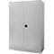 Schäfer Shop Genius Armoire à portes battantes FS, acier, avec trous d'aération, L 1343 x P 620 x H 1950 mm, 5 HC, alu blanc/alu blanc, jusqu'à 750 kg 