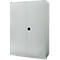 Schäfer Shop Genius Armoire à portes battantes FS, acier, avec trous d'aération, L 1343 x P 620 x H 1950 mm, 5 HC, gris clair/gris clair, jusqu'à 750 kg 