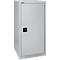 Schäfer Shop Genius Armoire à portes battantes FS, acier, avec trous d'aération, L 545 x P 420 x H 1105 mm, 3 HC, aluminium blanc RAL 9006/aluminium blanc RAL 9006, jusqu'à 250 kg