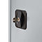 Schäfer Shop Genius Armoire à portes battantes FS, acier, avec trous d'aération, L 545 x P 420 x H 1105 mm, 3 HC, aluminium blanc RAL 9006/aluminium blanc RAL 9006, jusqu'à 250 kg