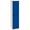Schäfer Shop Genius Armoire à portes battantes FS, acier, avec trous d'aération, L 545 x P 620 x H 1950 mm, 5 HC, gris clair/bleu gentiane, jusqu'à 250 kg