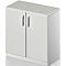 Schäfer Shop Genius Armoire à portes battantes TETRIS SOLID, 2 HC, l. 800 mm, verrouillable, avec plateau de finition