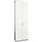 Schäfer Shop Genius Armoire à portes battantes TETRIS SOLID, corps en acier, 6 HC, l. 800 mm, verrouillable, blanc/alu blanc 