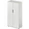 Schäfer Shop Genius Armoire à portes battantes TETRIS WOOD, 4 HC, hauteur incl. patins, L 800 mm, gris clair