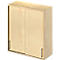 Schäfer Shop Genius Armoire à portes coulissantes à poser TETRIS WOOD, 3 HC, l. 1000 mm, coloris érable