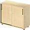Schäfer Shop Genius Armoire à portes coulissantes TETRIS WOOD, 2 HC, l. 1000 mm, hauteur (patins inclus), coloris érable