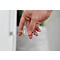 Schäfer Shop Genius Armoire à portes coulissantes TETRIS WOOD, 2 HC, socle en acier inclus, L 1200 x P 421 x H 800 mm, blanc