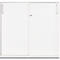 Schäfer Shop Genius Armoire à portes coulissantes TETRIS WOOD, 3 HC, l. 1200 mm, avec socle en acier, blanc 