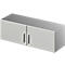 Schäfer Shop Genius Armoire à poser TETRIS SOLID, corps en acier, 1 HC, l. 1200 mm, gris clair/alu blanc